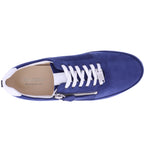 Hassia / Padova / Ink-Blau/Weiß Leder / Wechselfußbett / Art: 3-301063-3702 / Damen Schnürer