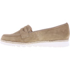 Hassia / Pisa / Natur Braun Veloursleder / Wechselfußbett / Art: 3-301545-1000 / Damen Slipper