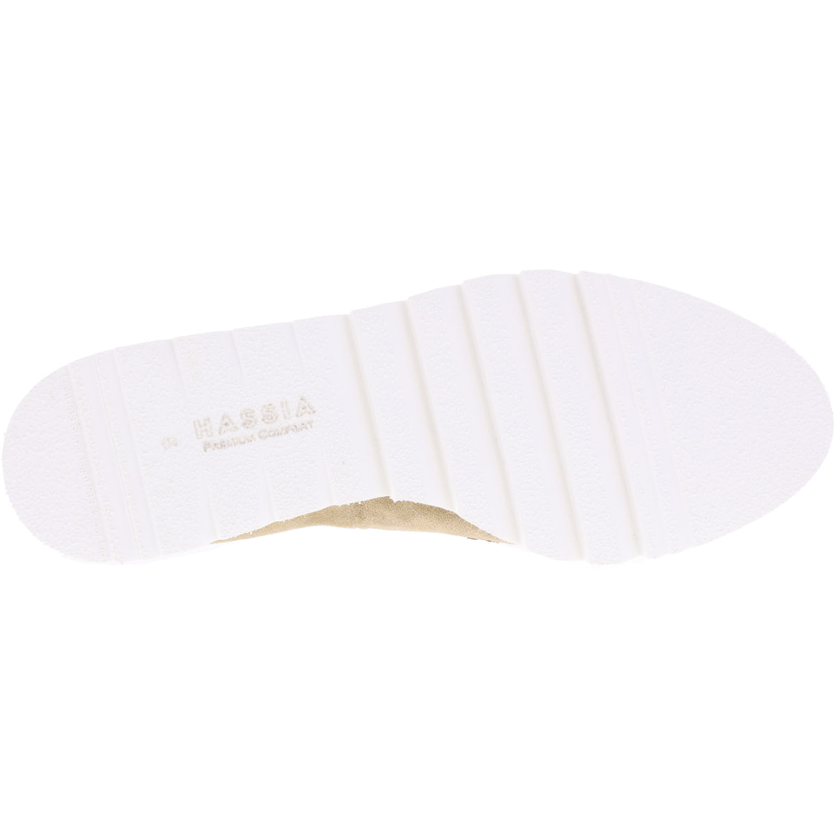 Hassia / Pisa / Natur Braun Veloursleder / Wechselfußbett / Art: 3-301545-1000 / Damen Slipper