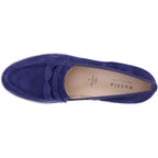Hassia / Pisa / Navy Blau Veloursleder / Wechselfußbett / Art: 3-301545-3100 / Damen Slipper