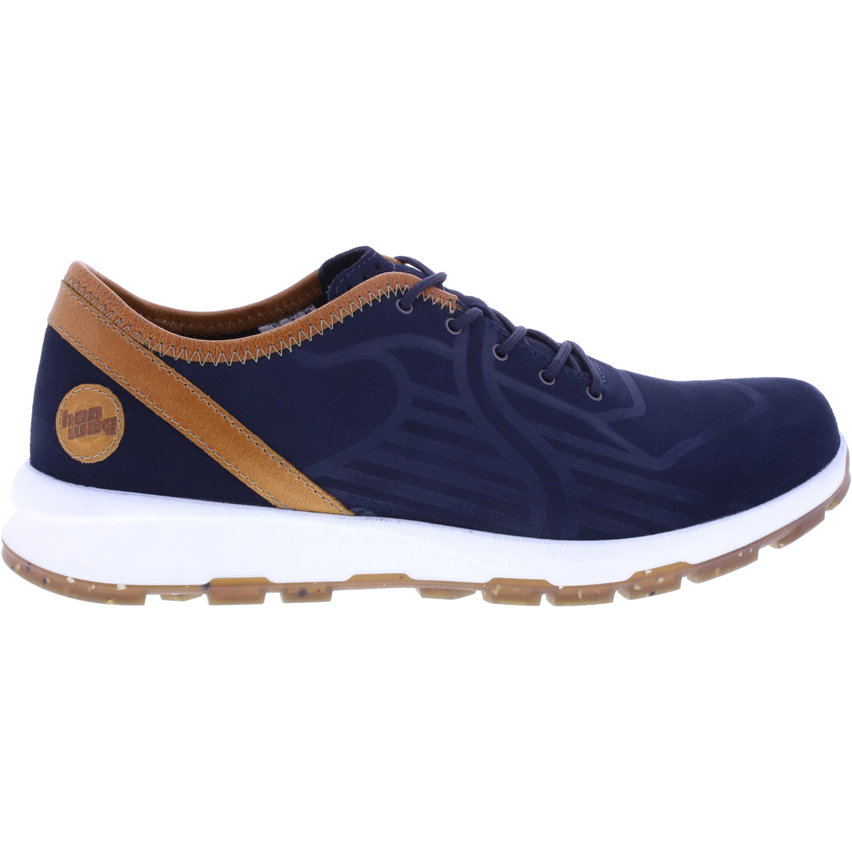Hanwag / Modell: Valpega Lady / Navy-Cognac / Perwanger Veloursleder / Damen Trekkingschuhe