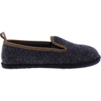 Stegmann / Modell: 302 / Komfort Woll-Mokassins aus Walkstoff / Anthrazit - Unisex Sliper