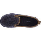 Stegmann / Modell: 302 / Komfort Woll-Mokassins aus Walkstoff / Anthrazit - Unisex Sliper