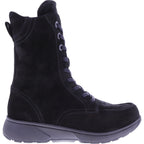 Xsensible Stretchwalker | Emilia | Schwarz Veloursleder | Weite: H | 302195-001 | Damen Stiefelette