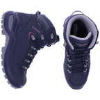LOWA | Renegade EVO GTX W | Stahlblau-Alt Rosé | Nubukleder | GORE-TEX® | Damen Wanderstiefel