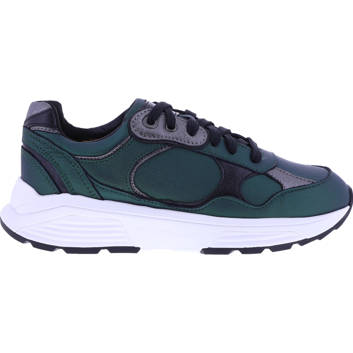 Xsensible Stretchwalker | Helix | Forest-Grün Metallic | Leder | 330054-499 | Damen Premium Sneakers