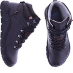Koel | Riko | Brown-Dunkelbraun | Hydroleder mit Merinowollfutter | Herren Barfußstiefelette