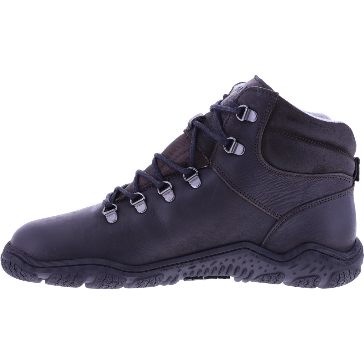 Koel | Riko | Brown-Dunkelbraun | Hydroleder mit Merinowollfutter | Herren Barfußstiefelette
