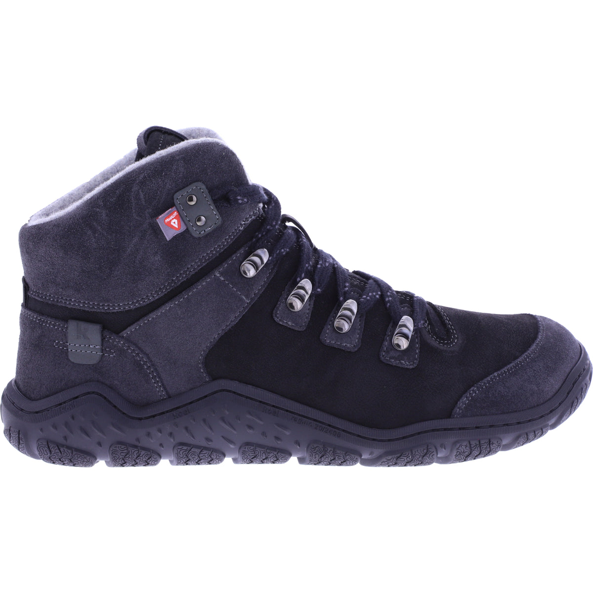 Koel | Robo 2.0 | Schwarz | Fettleder mit Merinowollfutter | Herren Barfußstiefelette