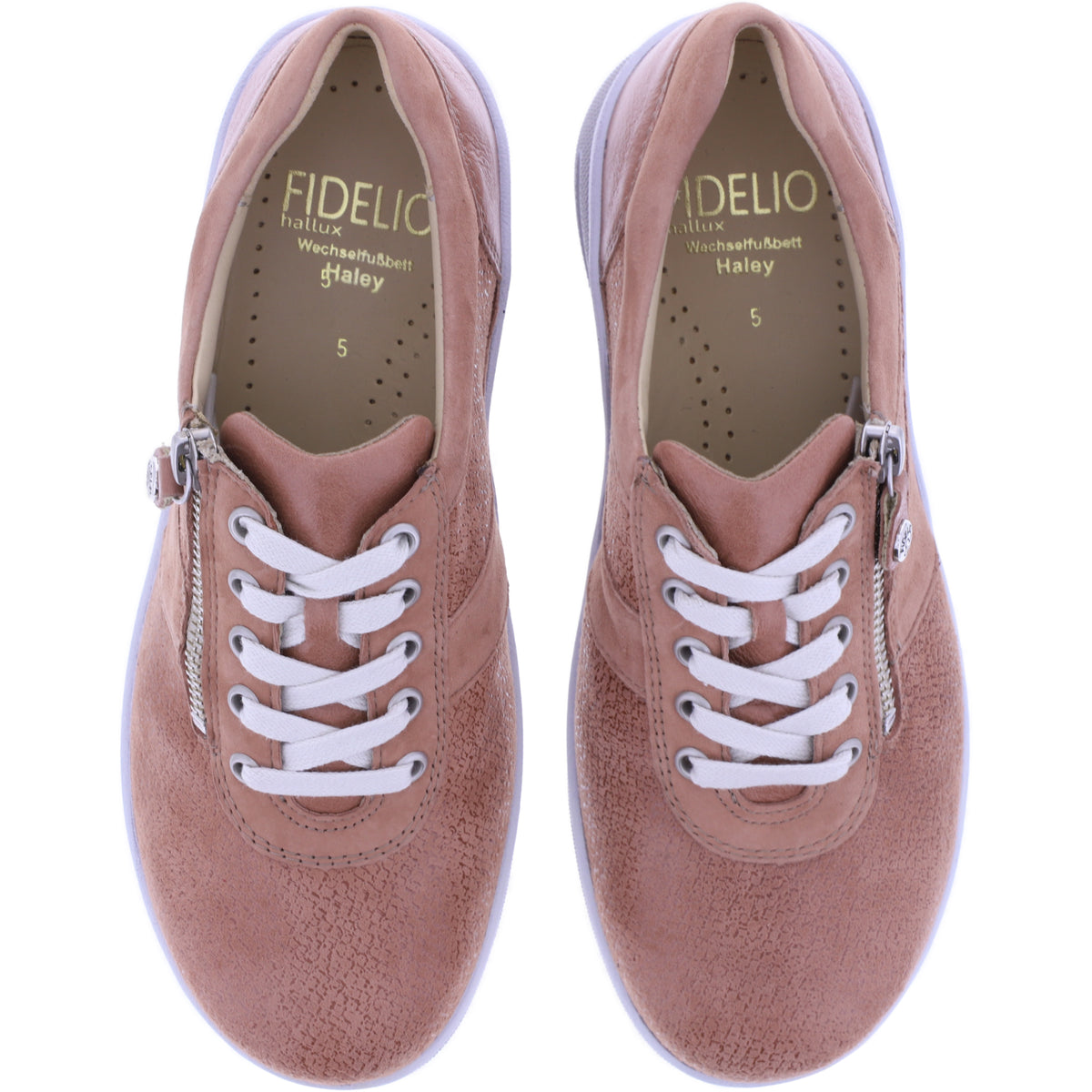 Fidelio | Haley | Cafe-Cream | Leder | Multistretch | Weite: H | Damen Schnürer
