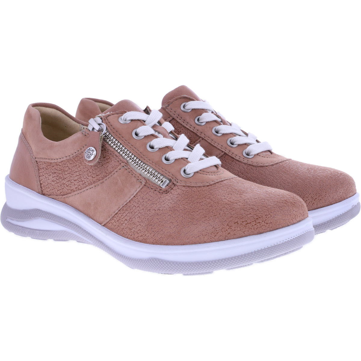 Fidelio | Haley | Cafe-Cream | Leder | Multistretch | Weite: H | Damen Schnürer