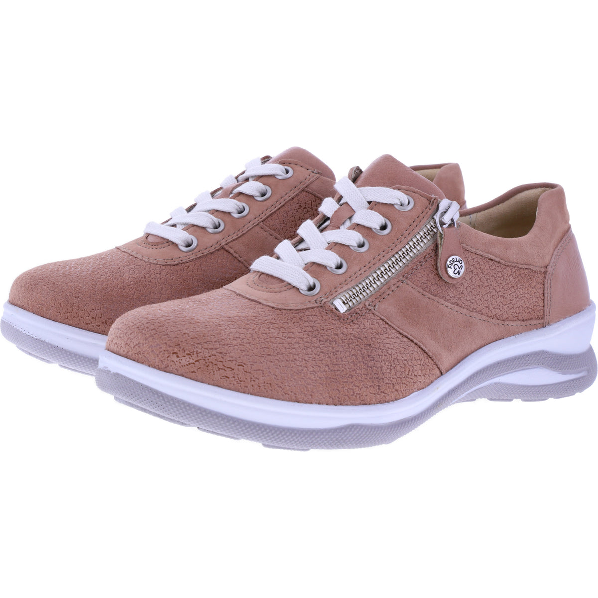 Fidelio | Haley | Cafe-Cream | Leder | Multistretch | Weite: H | Damen Schnürer