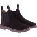 Koel | Gavien | Chocolate-Dunkelbraun | Veloursleder | Damen Barfuß-Chelsea-Boots