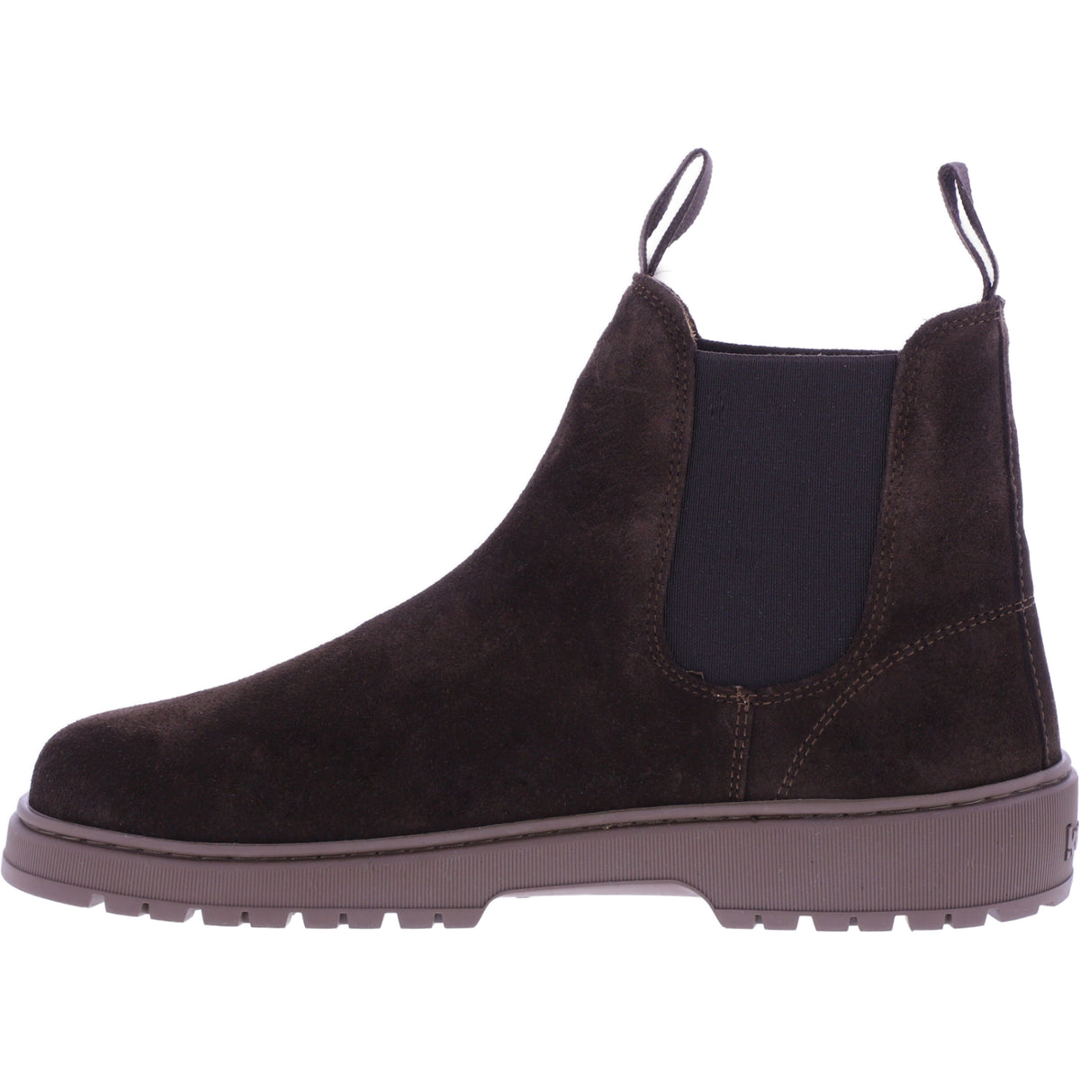 Koel | Gavien | Chocolate-Dunkelbraun | Veloursleder | Damen Barfuß-Chelsea-Boots