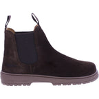 Koel | Gavien | Chocolate-Dunkelbraun | Veloursleder | Damen Barfuß-Chelsea-Boots