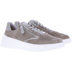 Hassia / Genova / Fog Beige Softvelour / Wechselfußbett / Art: 4-301457-6900 / Damen Schnürer