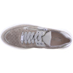 Hassia / Genova / Fog Beige Softvelour / Wechselfußbett / Art: 4-301457-6900 / Damen Schnürer