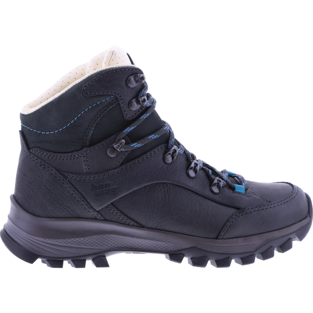 Hanwag / Modell: Bangri / Asphalt-Ocean / Yak-Leder / Damen Wanderstiefel