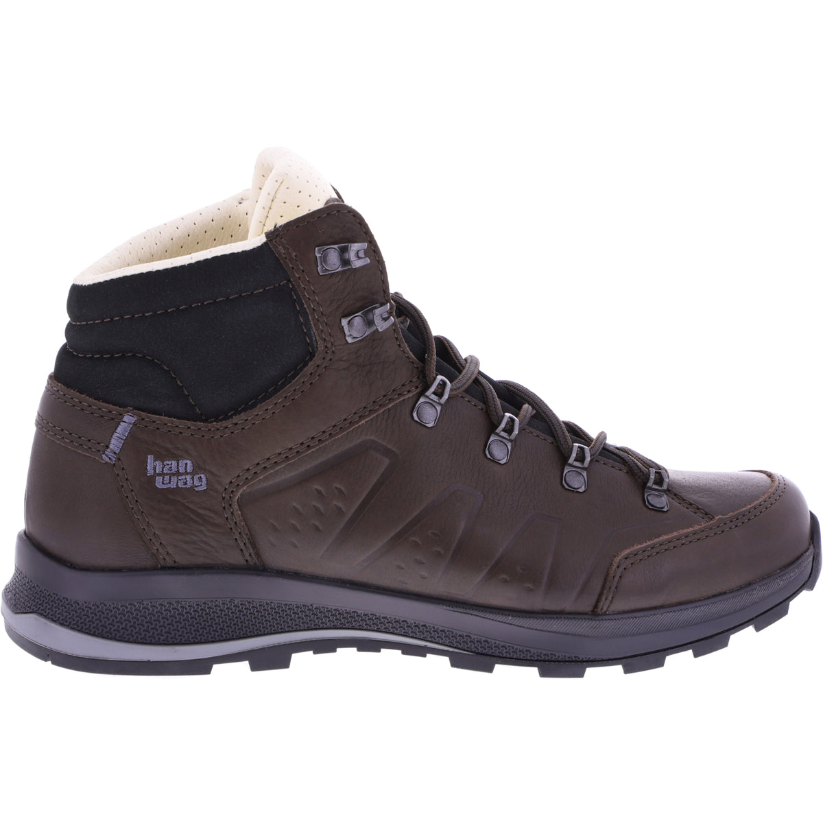 Hanwag / Modell: Travi / Chestnut-Dunkelbraun-Black / Yak-Leder / Herren Wanderstiefel