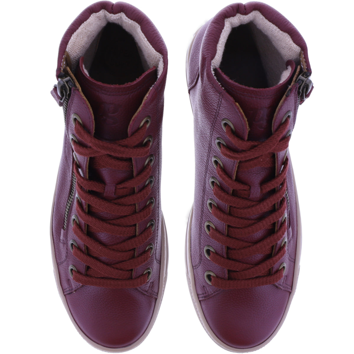 Paul Green | 4024-318 | Wine-Dunkelrot | Weiches Kalbsleder | Damen Booties