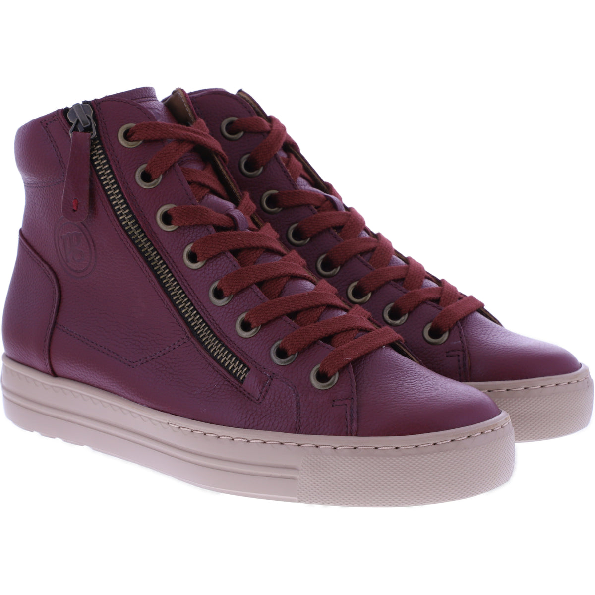 Paul Green | 4024-318 | Wine-Dunkelrot | Weiches Kalbsleder | Damen Booties