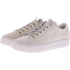 Paul Green | 4081-639 | Beige-Sand Samtziege | Weiches Leder | Damen Sneaker