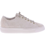 Paul Green | 4081-639 | Beige-Sand Samtziege | Weiches Leder | Damen Sneaker
