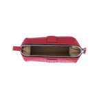 F. Hammann / Premium Mini Doc Bag Handtasche / Rot Flecht Kalbsleder / Made in Germany