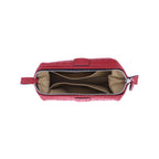 F. Hammann / Premium Mini Doc Bag Handtasche / Rot Flecht Kalbsleder / Made in Germany