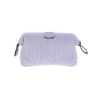 F. Hammann / Premium Mini Doc Bag Handtasche / Grau Flecht Kalbsleder / Made in Germany