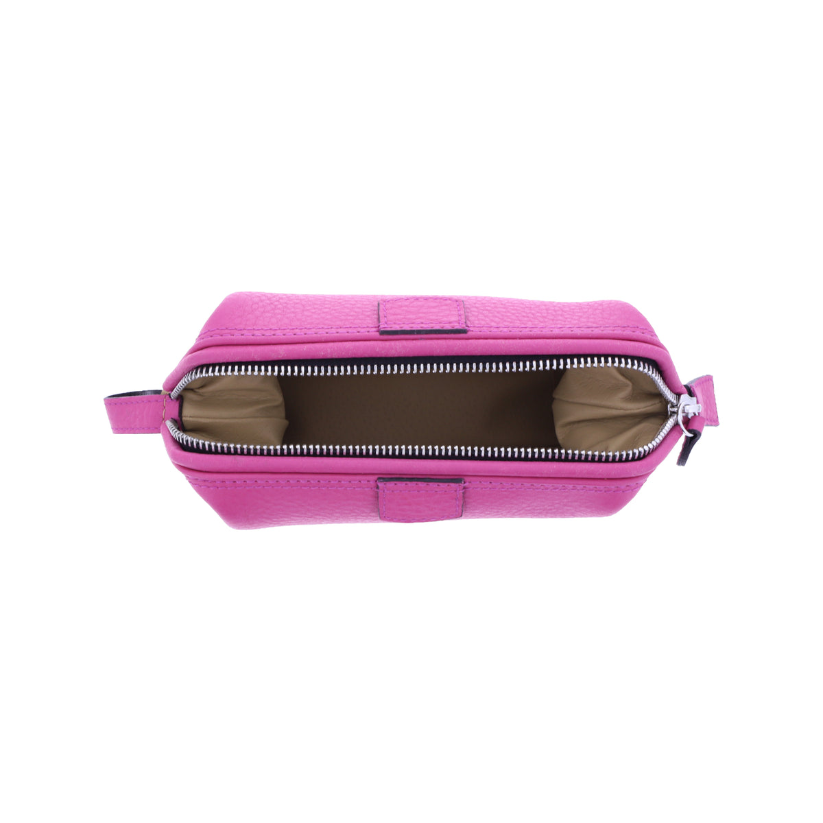 F. Hammann / Premium Mini Doc Bag Handtasche / Fuchsia Pink Chervo Kalbsleder / Made in Germany