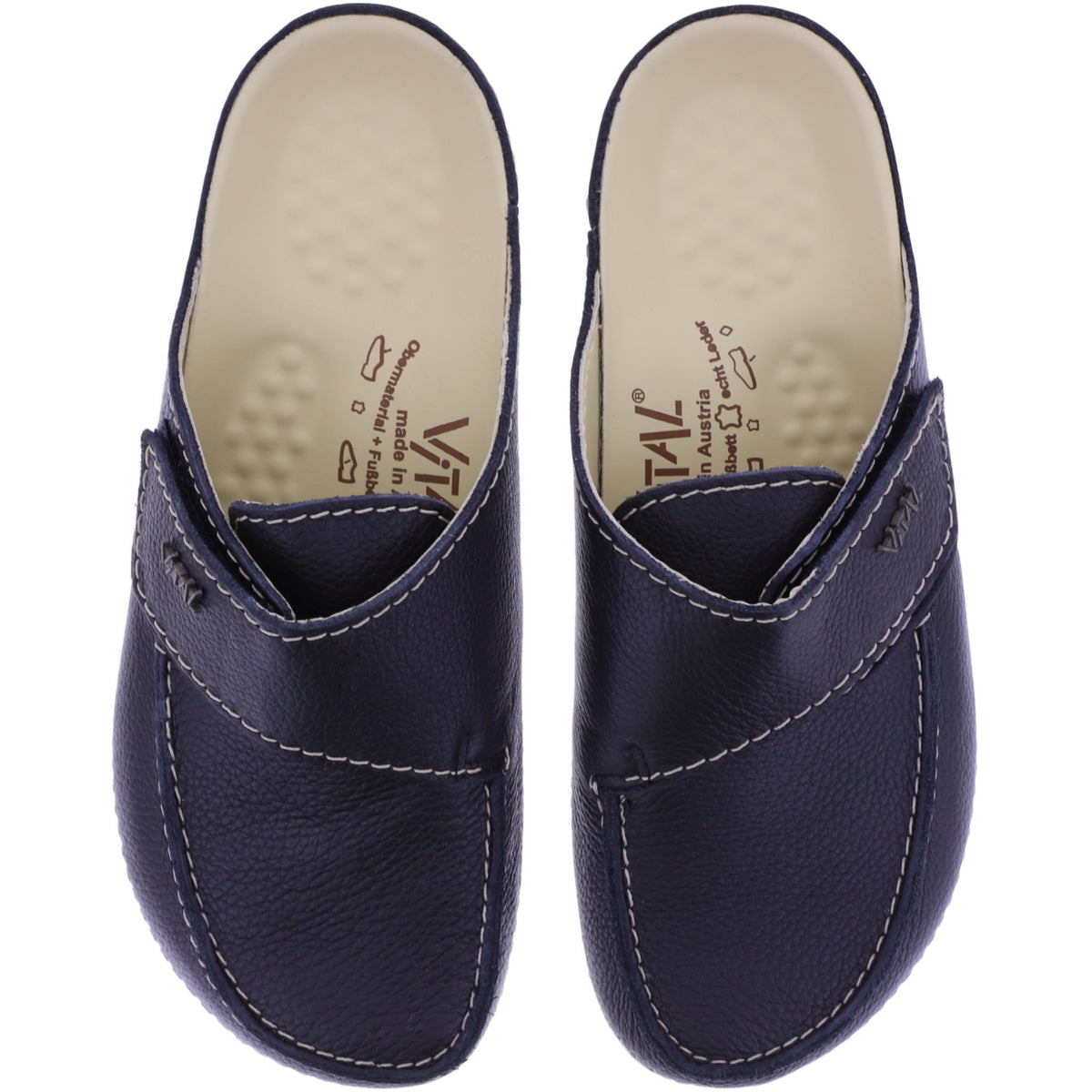 Vital Schuhe | Vital Classic | Schwarz | Nappaleder | Weite: H | 4220919-0100 | Herren Clogs
