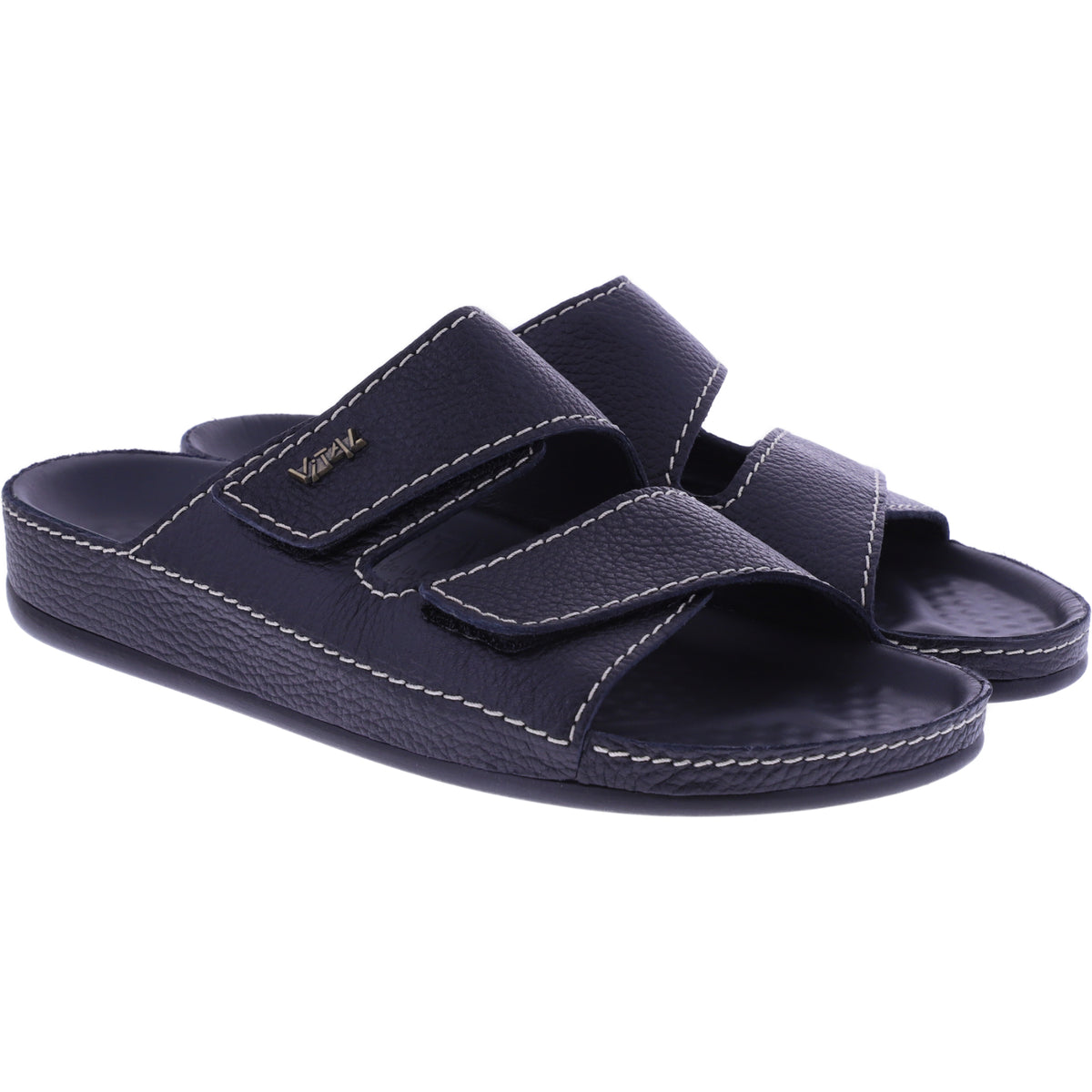 Vital Schuhe | Vital Classic | Schwarz | Nappaleder | Weite: H | 4220938-0101 | Herren Pantoletten
