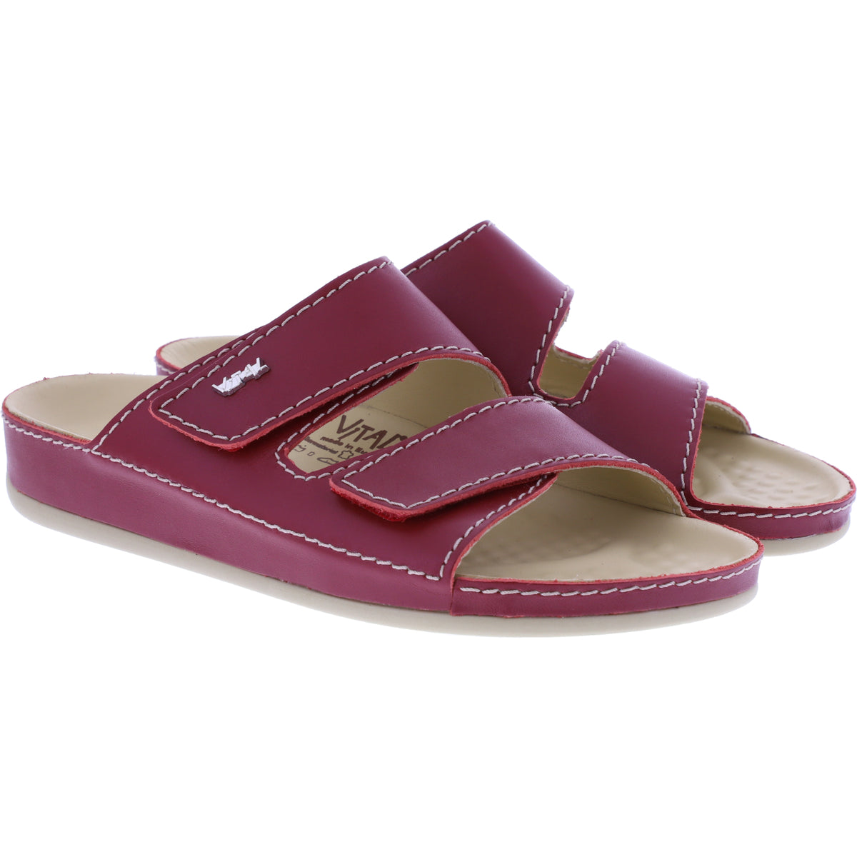 Vital Schuhe | Vital Classic | Rot | Nappaleder | Weite: H | 4220938-2700 | Damen Pantolette