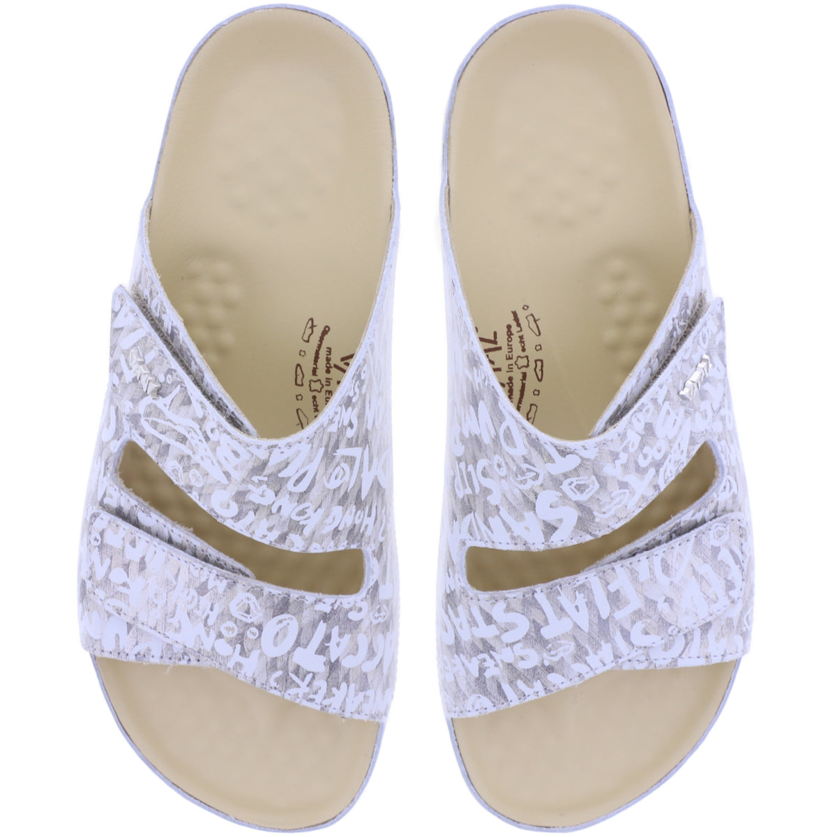 Vital Schuhe | Vital Classic | Creme-Weiß | Kalbsleder | Weite: H | 4220958-0300 | Damen Pantoletten
