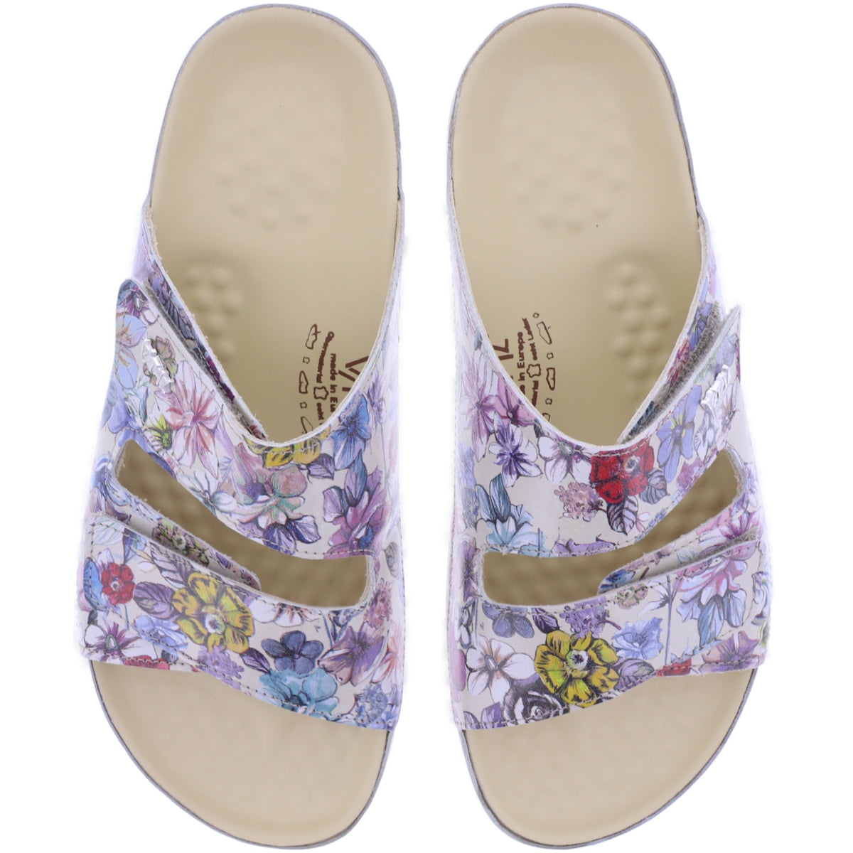 Vital Schuhe | Vital Classic | Multicolor | Kalbsleder | Weite: H | 4220958-5800 | Damen Pantoletten