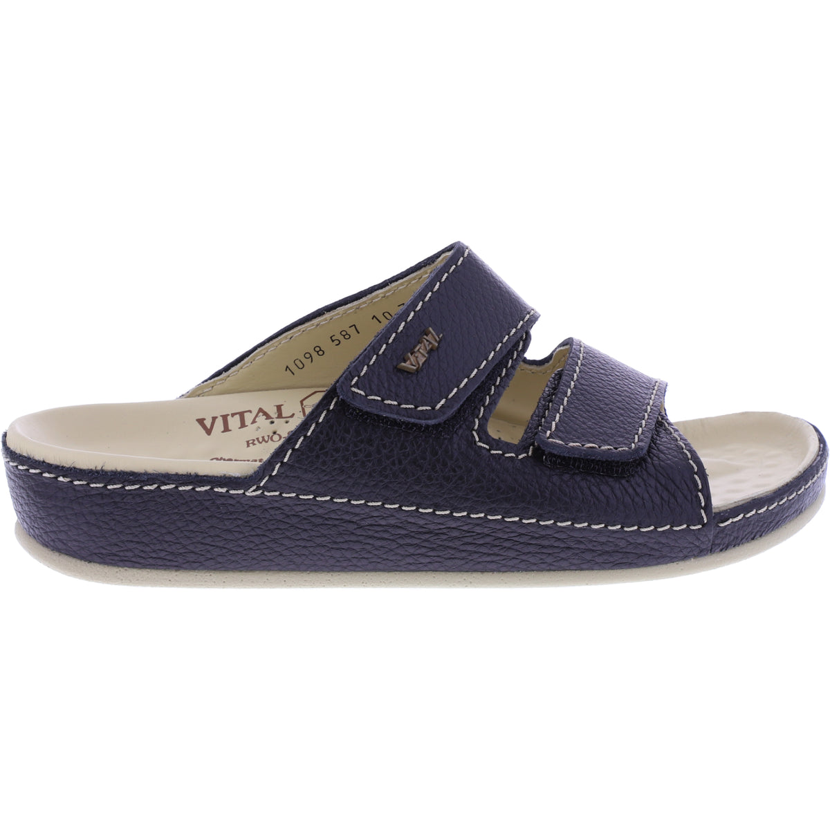 Vital Schuhe | Vital VRS | Schwarz | Nappaleder | Weite: H | 4221098-0110 | Massage Pantoletten