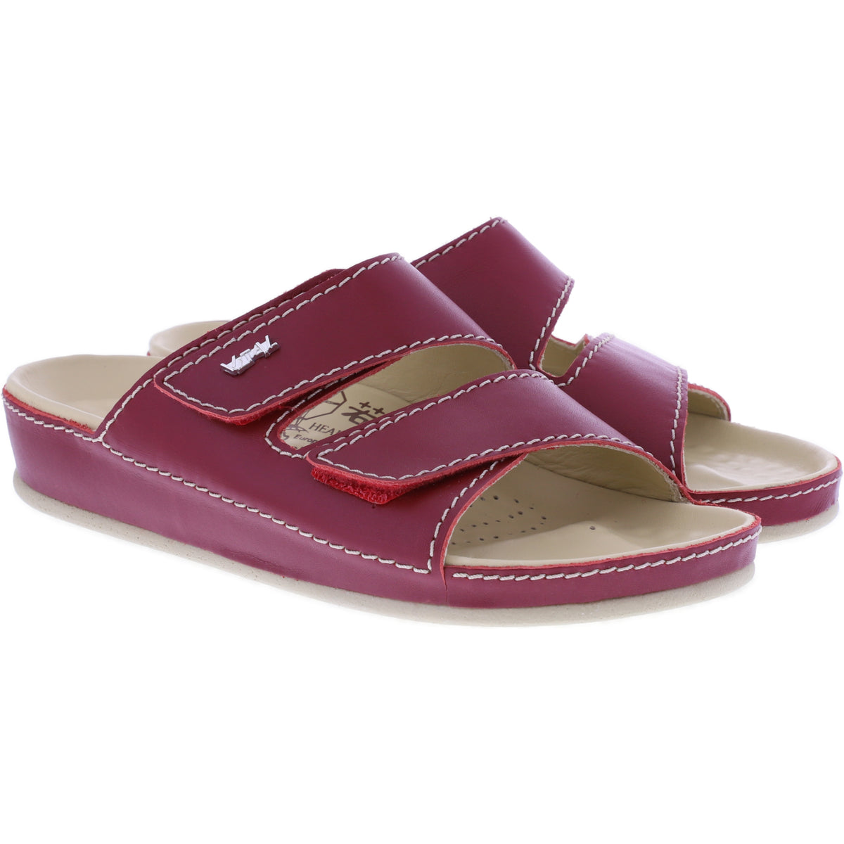 Vital Schuhe | Vital VRS | Rot | Nappaleder | Weite: H | 4221098-2700 | Damen Massage Pantoletten