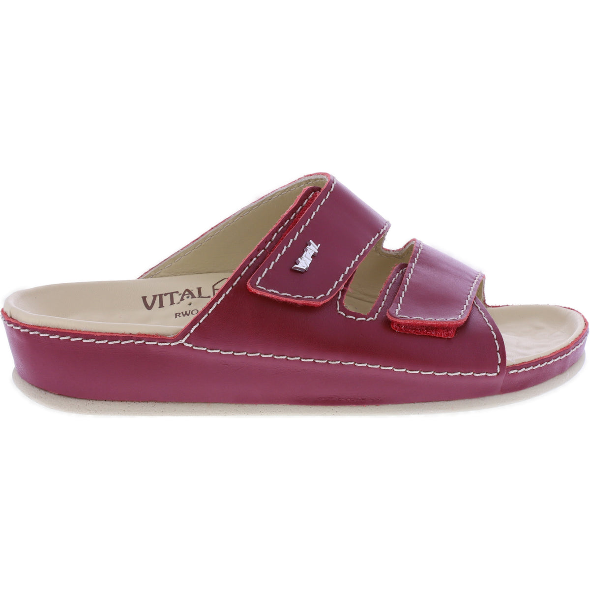 Vital Schuhe | Vital VRS | Rot | Nappaleder | Weite: H | 4221098-2700 | Damen Massage Pantoletten