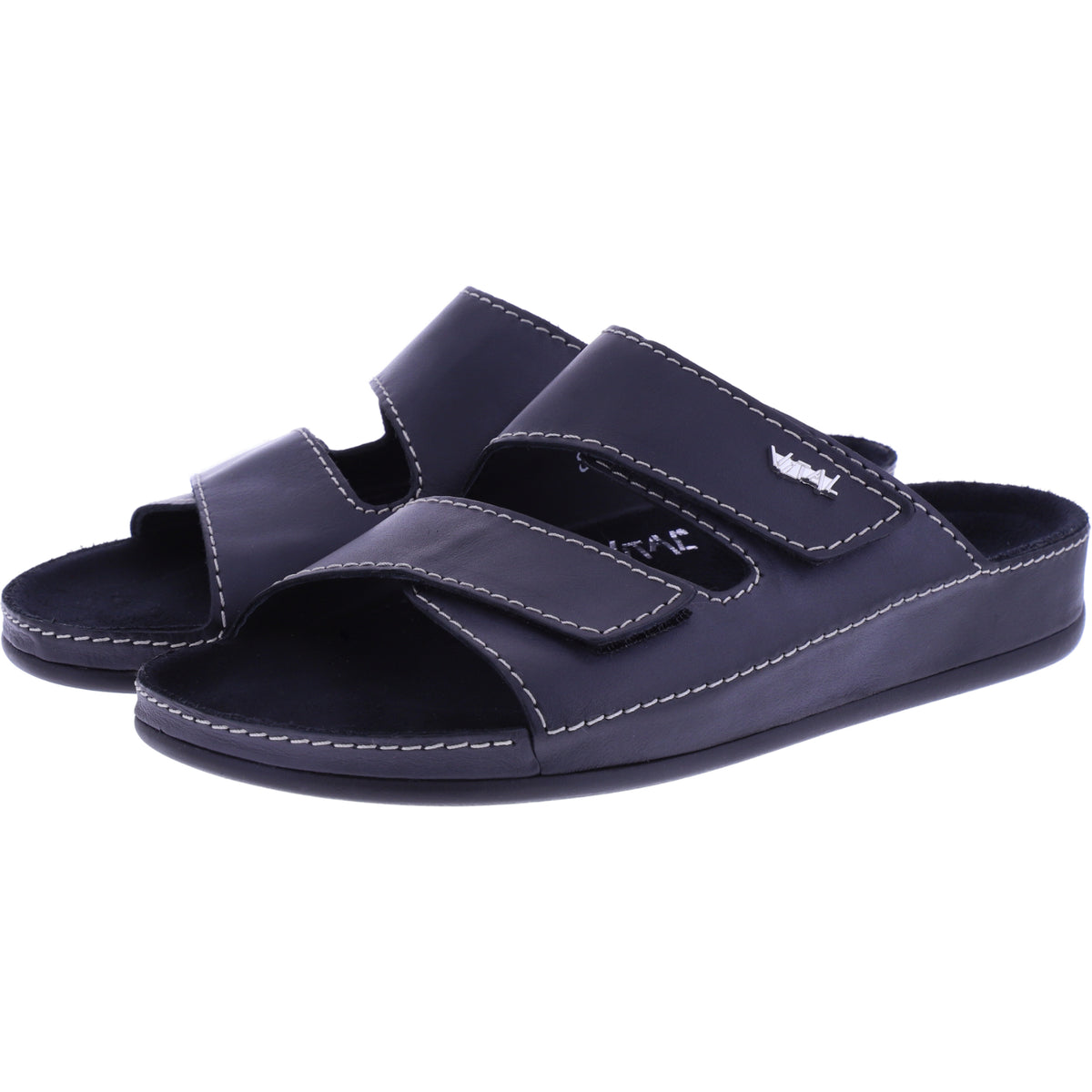 Vital Schuhe | Vital Soft | Granit | Nappaleder | Weite: H | 4224902-4900 | Herren Pantoletten