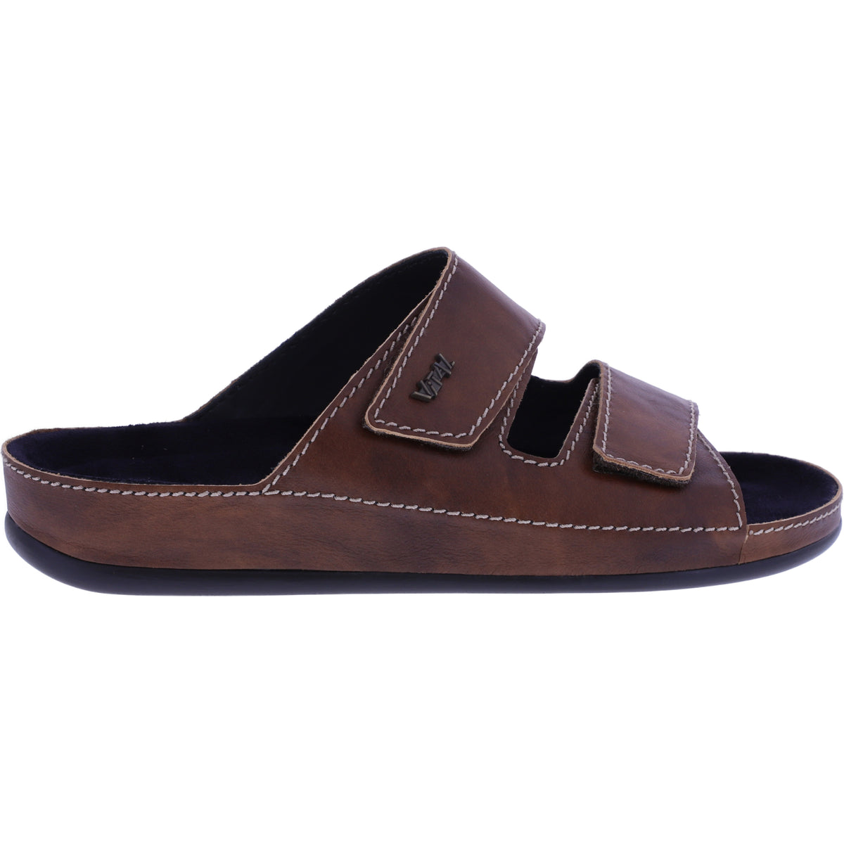 Vital Schuhe | Vital Soft | Darkcognac | Nappaleder | Weite: H | 4224902-5700 | Herren Pantoletten