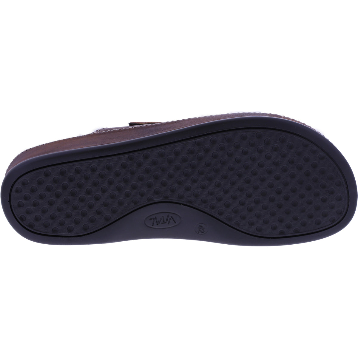 Vital Schuhe | Vital Soft | Darkcognac | Nappaleder | Weite: H | 4224902-5700 | Herren Pantoletten