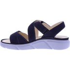 Ganter / Halina / Darkblue Softnubuk / Wechselfußbett / Weite: H / Art: 5-200462-3500 / Sandalen