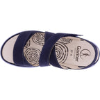 Ganter / Halina / Darkblue Softnubuk / Wechselfußbett / Weite: H / Art: 5-200462-3500 / Sandalen