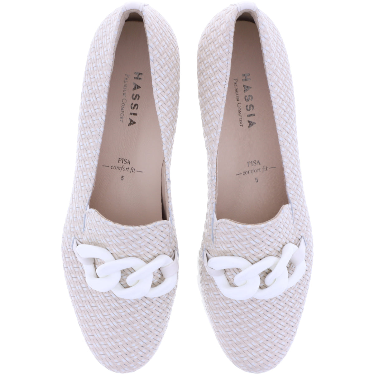 Hassia / Pisa / Sand Twistleder / Wechselfußbett / Art: 5-301539-1300 / Damen Slipper