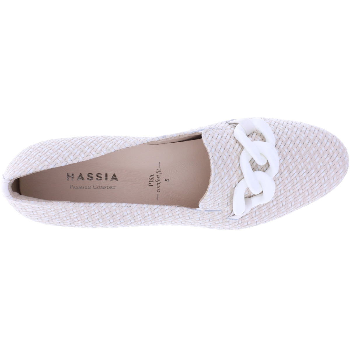 Hassia / Pisa / Sand Twistleder / Wechselfußbett / Art: 5-301539-1300 / Damen Slipper