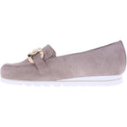 Hassia / Pisa / Pearl Beige Veloursleder / Wechselfußbett / Art: 5-301548-4900 / Damen Slipper