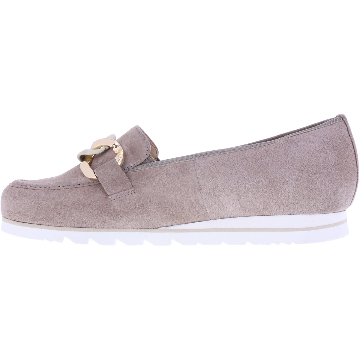 Hassia / Pisa / Pearl Beige Veloursleder / Wechselfußbett / Art: 5-301548-4900 / Damen Slipper
