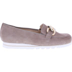 Hassia / Pisa / Pearl Beige Veloursleder / Wechselfußbett / Art: 5-301548-4900 / Damen Slipper