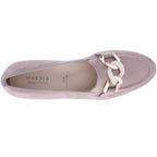 Hassia / Pisa / Pearl Beige Veloursleder / Wechselfußbett / Art: 5-301548-4900 / Damen Slipper